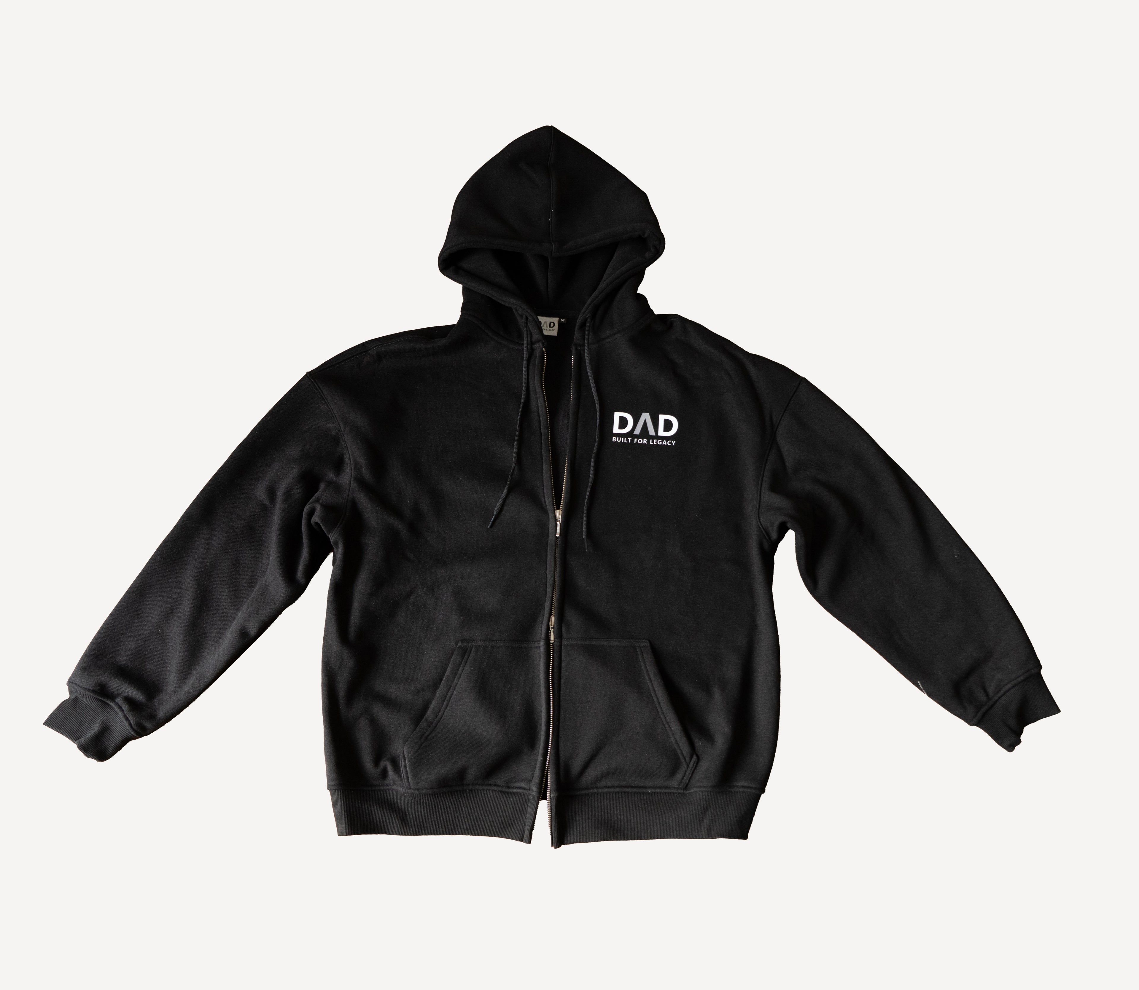 DΛD ZIP Hoodie (Black / Gray )
