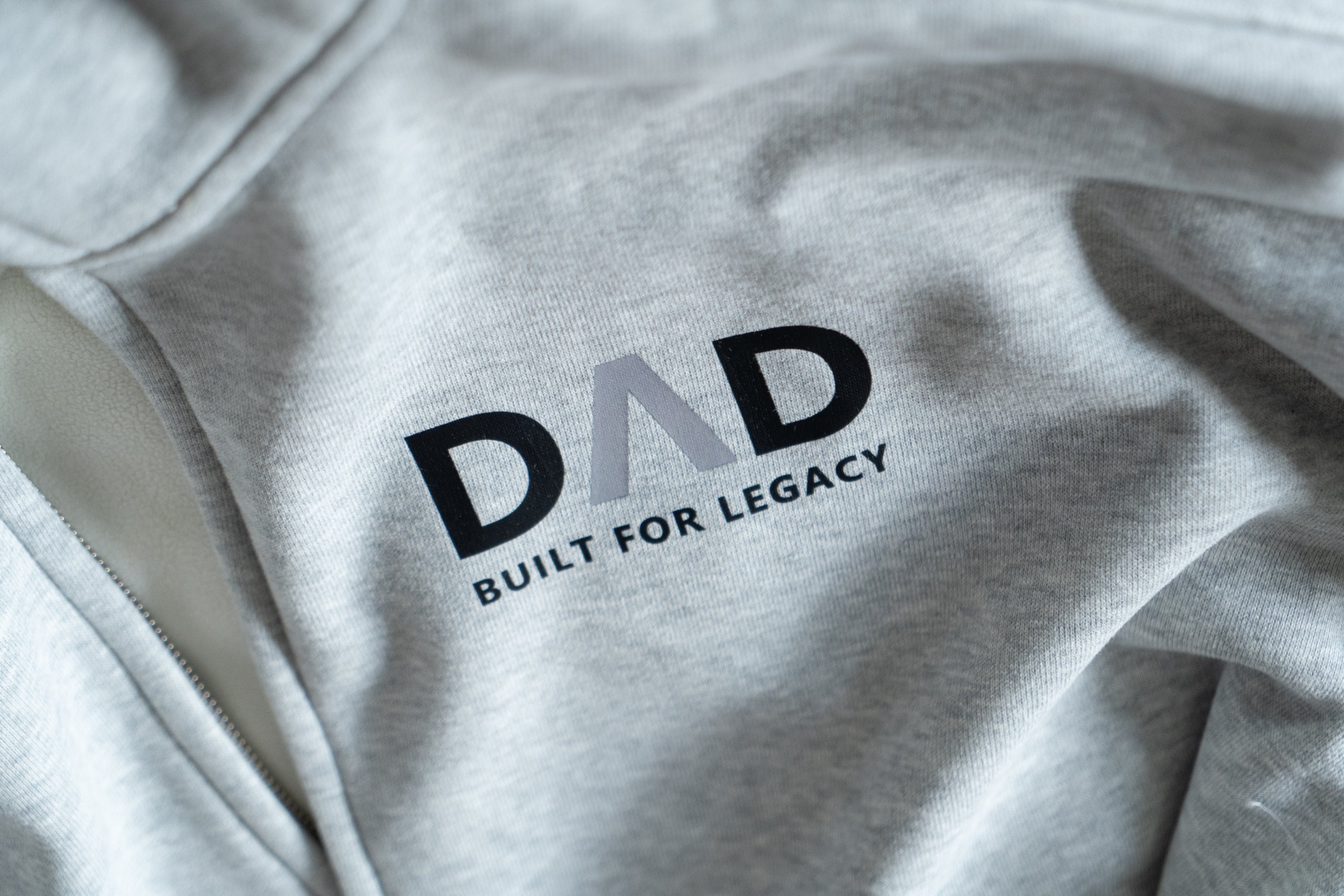 DΛD ZIP Hoodie (Black / Gray )