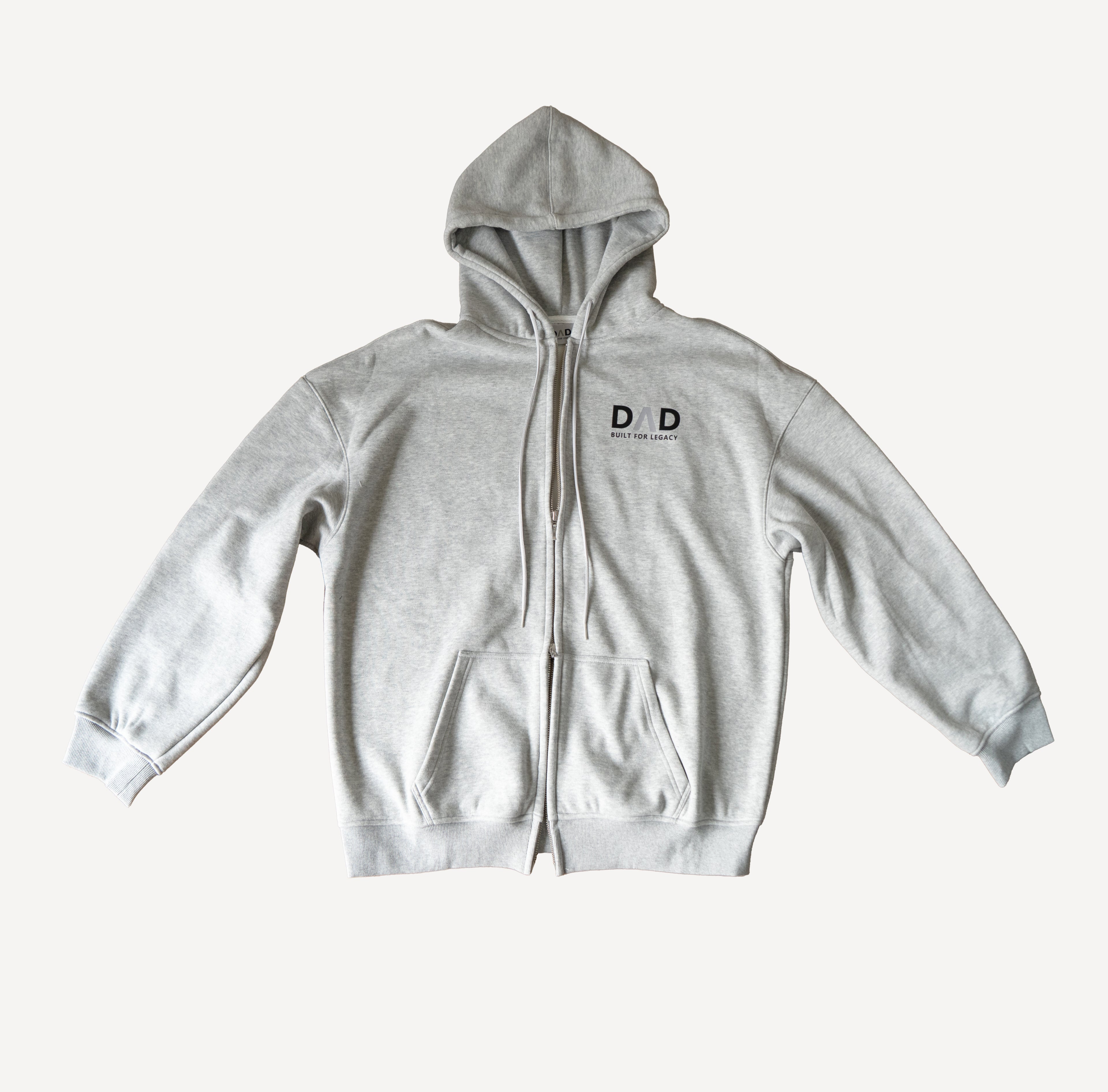 DΛD ZIP Hoodie (Black / Gray )