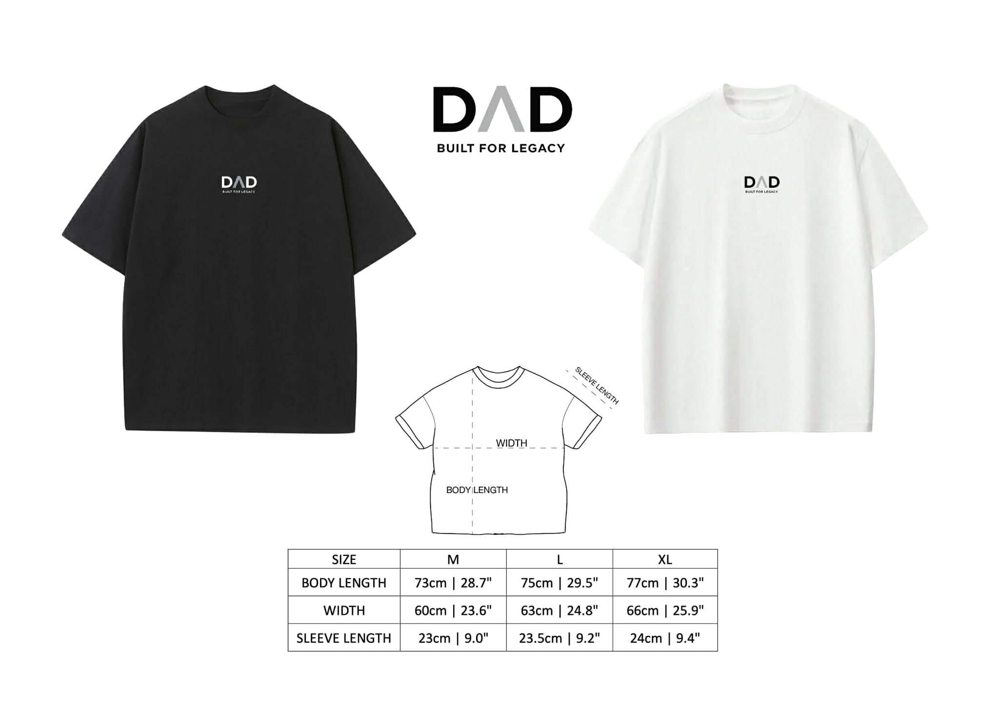 DΛD T-Shirt (Black / White)