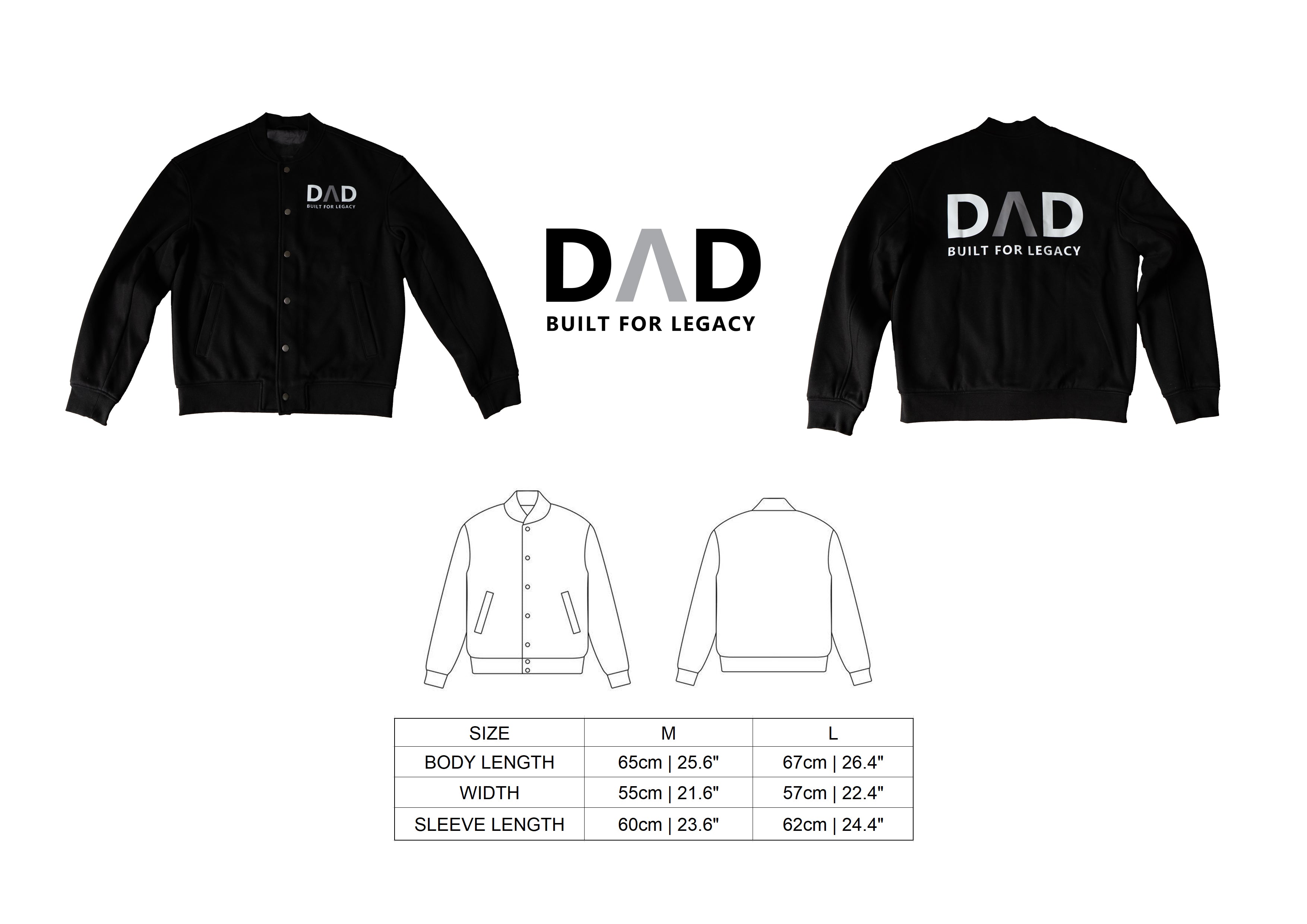 DΛD Bomber (Black / Gray)